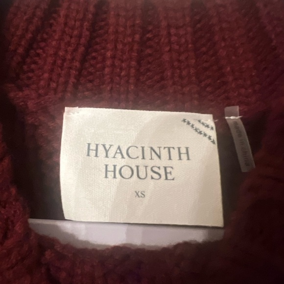 HYACINTH HOUSE
Maroon Maddox Sweater Dress
Size XS - Picture 7 of 8